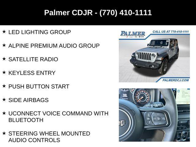 used 2024 Jeep Wrangler car, priced at $36,991