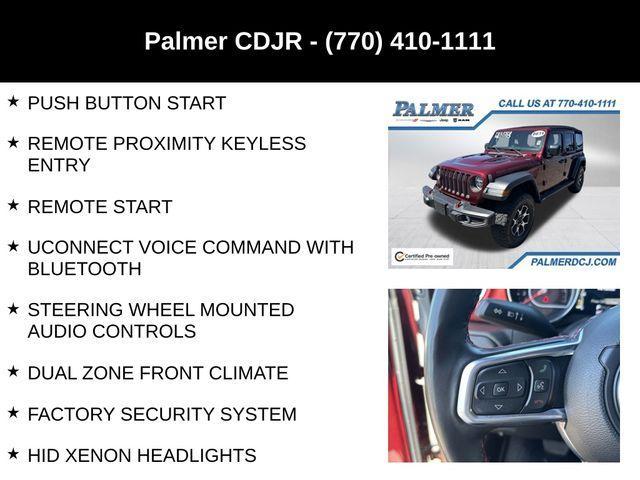 used 2021 Jeep Wrangler Unlimited car, priced at $38,491