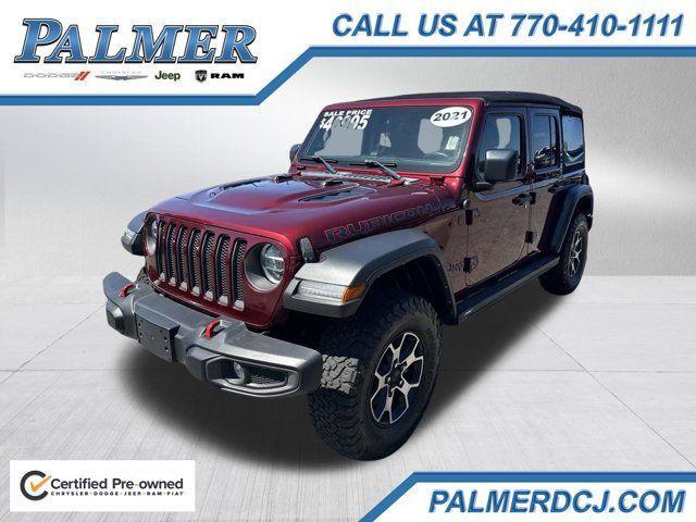 used 2021 Jeep Wrangler Unlimited car, priced at $38,491