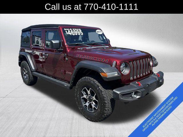 used 2021 Jeep Wrangler Unlimited car, priced at $38,491