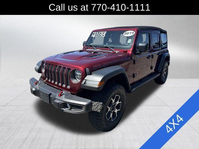 used 2021 Jeep Wrangler Unlimited car, priced at $38,491