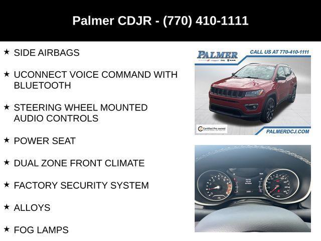 used 2021 Jeep Compass car, priced at $21,991