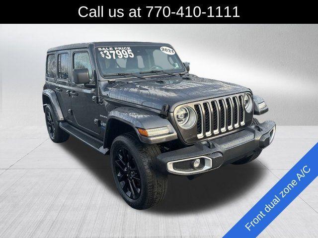 used 2021 Jeep Wrangler Unlimited 4xe car, priced at $32,491