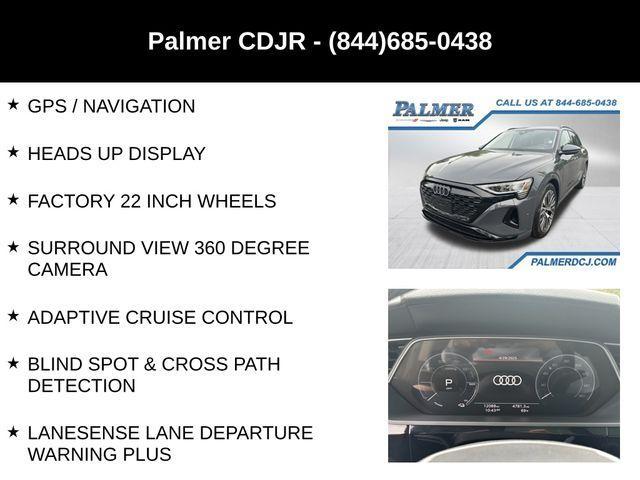 used 2024 Audi Q8 e-tron car, priced at $48,991