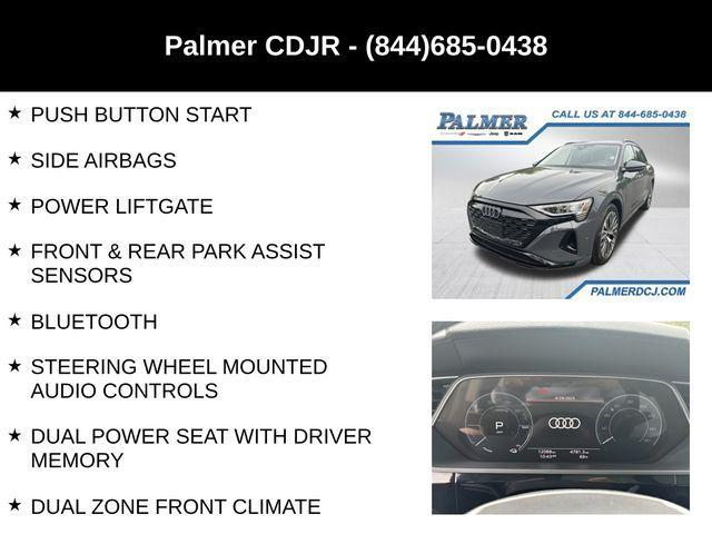 used 2024 Audi Q8 e-tron car, priced at $48,991