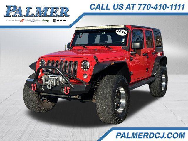 used 2016 Jeep Wrangler Unlimited car, priced at $23,991