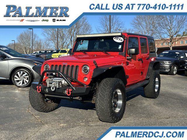 used 2016 Jeep Wrangler Unlimited car, priced at $23,991