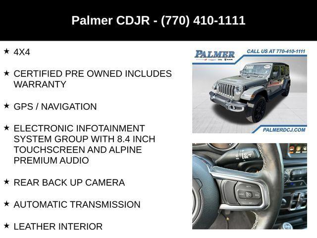 used 2021 Jeep Wrangler Unlimited 4xe car, priced at $36,491