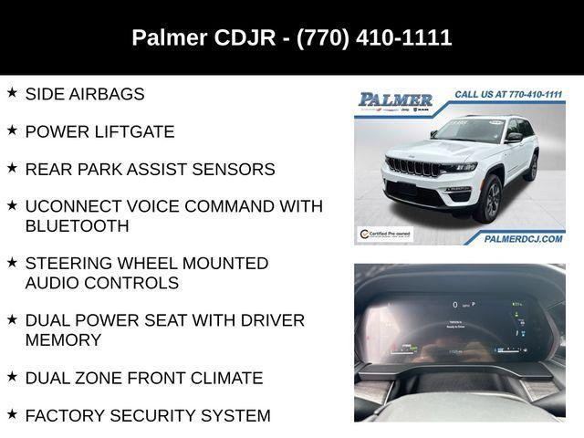 used 2022 Jeep Grand Cherokee 4xe car, priced at $33,491