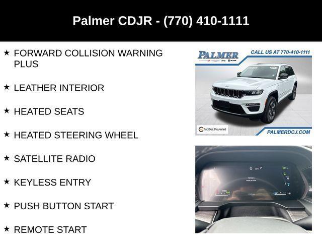 used 2022 Jeep Grand Cherokee 4xe car, priced at $33,491