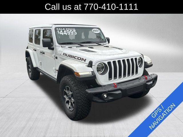 used 2021 Jeep Wrangler Unlimited car, priced at $38,491