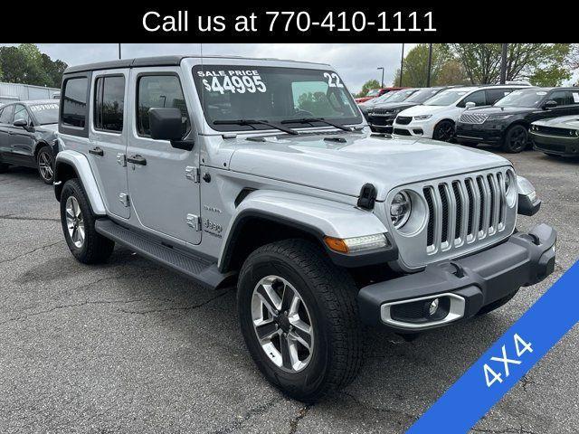 used 2022 Jeep Wrangler Unlimited car, priced at $34,991