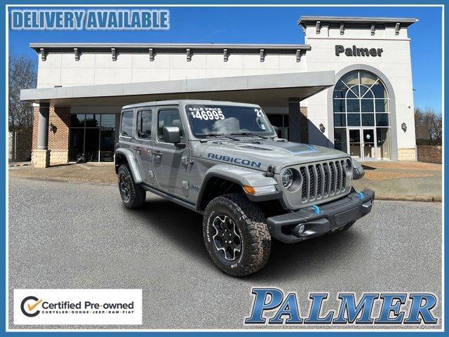 used 2021 Jeep Wrangler Unlimited 4xe car, priced at $41,991