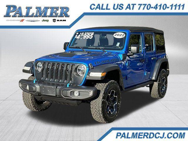 used 2022 Jeep Wrangler Unlimited 4xe car, priced at $35,991