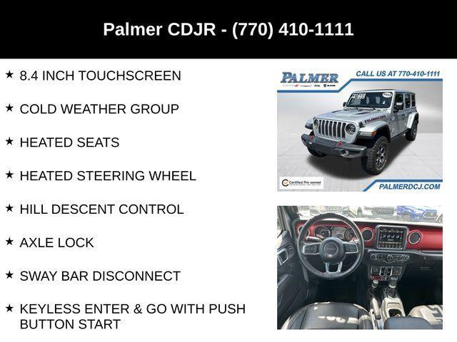 used 2022 Jeep Wrangler Unlimited car, priced at $42,991