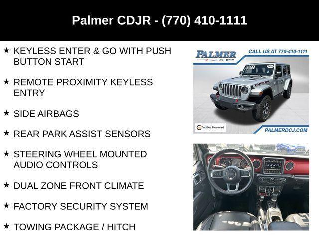 used 2022 Jeep Wrangler Unlimited car, priced at $41,991