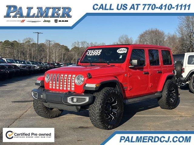 used 2020 Jeep Wrangler Unlimited car, priced at $30,991