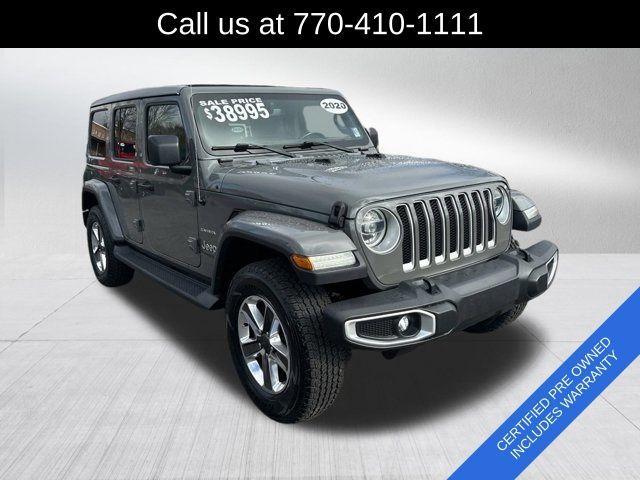 used 2020 Jeep Wrangler Unlimited car, priced at $35,491