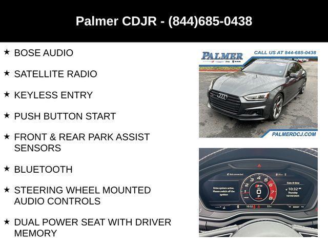 used 2019 Audi S5 car, priced at $35,991