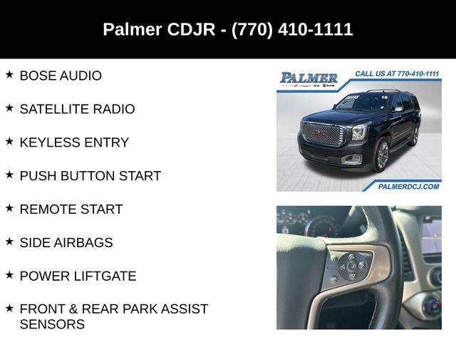 used 2016 GMC Yukon car, priced at $24,991