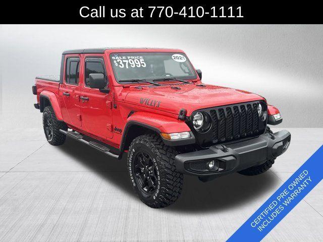 used 2021 Jeep Gladiator car, priced at $31,991