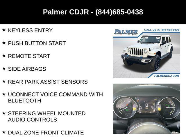 used 2023 Jeep Wrangler 4xe car, priced at $36,491