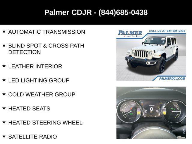 used 2023 Jeep Wrangler 4xe car, priced at $36,491