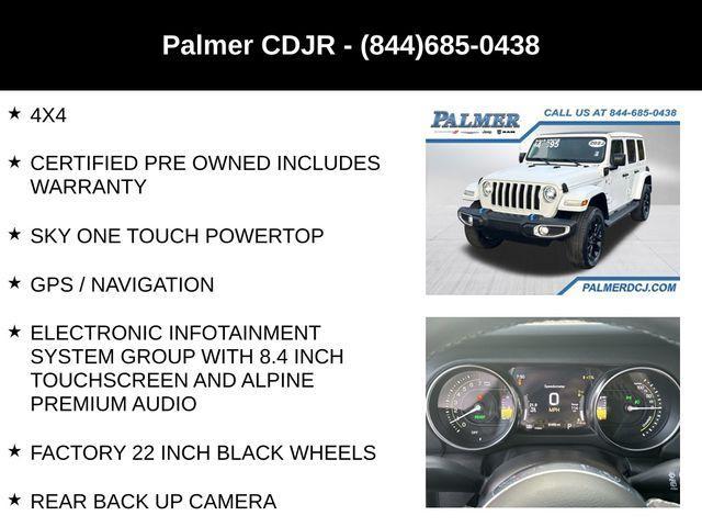 used 2023 Jeep Wrangler 4xe car, priced at $36,491