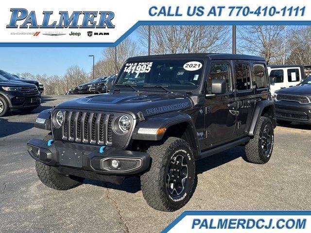 used 2021 Jeep Wrangler Unlimited 4xe car, priced at $38,991