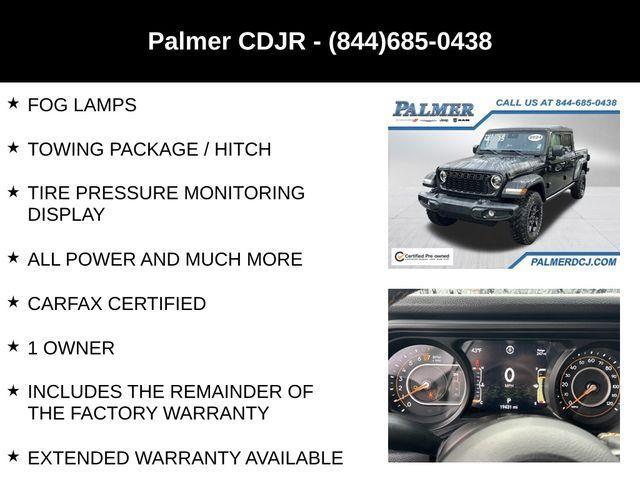 used 2024 Jeep Gladiator car, priced at $38,991