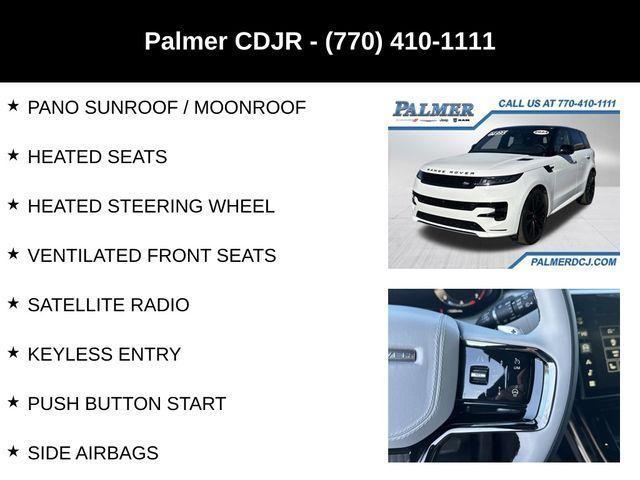 used 2024 Land Rover Range Rover Sport car, priced at $91,991