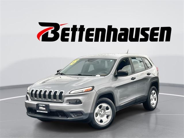 used 2015 Jeep Cherokee car, priced at $14,000