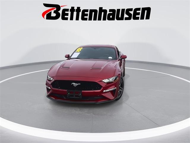 used 2018 Ford Mustang car, priced at $27,500