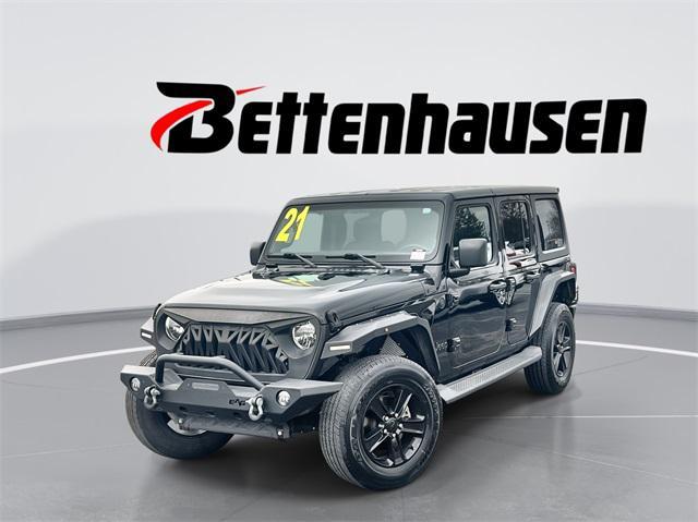 used 2021 Jeep Wrangler Unlimited car, priced at $31,900