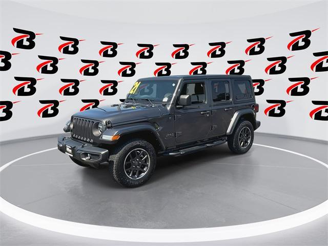 used 2021 Jeep Wrangler Unlimited car, priced at $30,900
