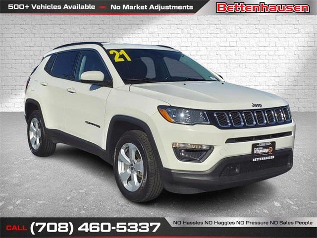 used 2021 Jeep Compass car, priced at $21,170