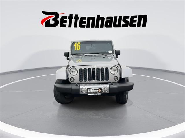 used 2016 Jeep Wrangler Unlimited car, priced at $20,990