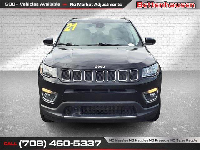 used 2021 Jeep Compass car, priced at $24,690