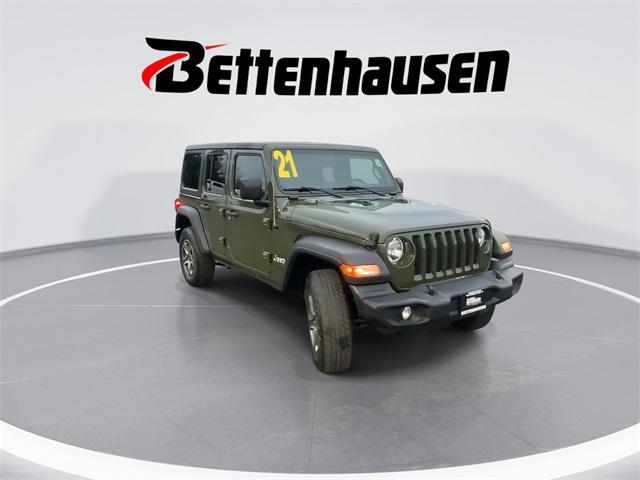 used 2021 Jeep Wrangler Unlimited car, priced at $28,492