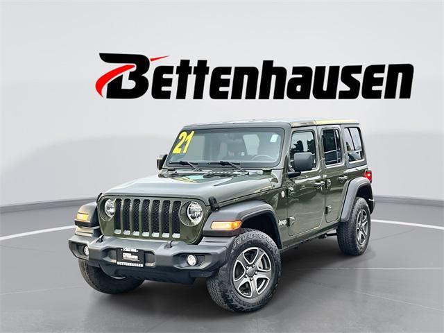 used 2021 Jeep Wrangler Unlimited car, priced at $28,492