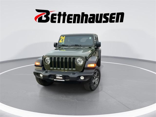 used 2021 Jeep Wrangler Unlimited car, priced at $28,492