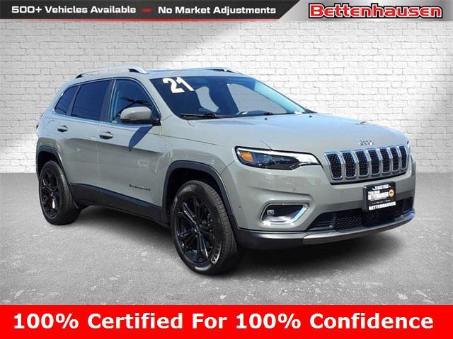 used 2021 Jeep Cherokee car, priced at $24,889