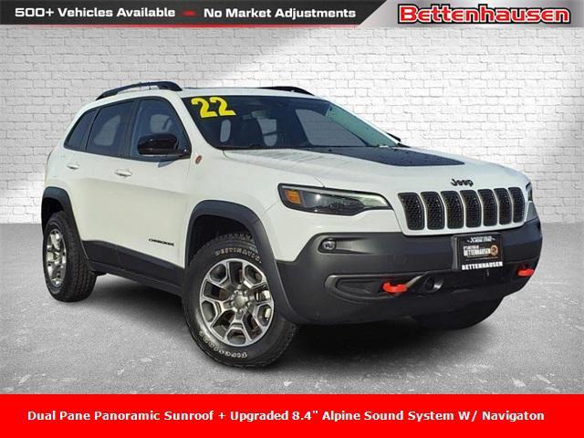 used 2022 Jeep Cherokee car, priced at $28,989