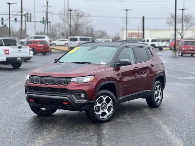 used 2022 Jeep Compass car, priced at $24,990