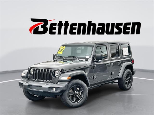 used 2022 Jeep Wrangler Unlimited car, priced at $33,977