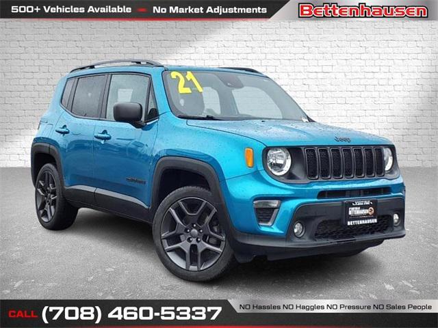 used 2021 Jeep Renegade car, priced at $20,370