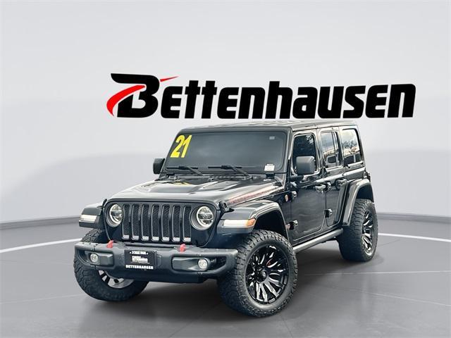 used 2021 Jeep Wrangler Unlimited car, priced at $38,239