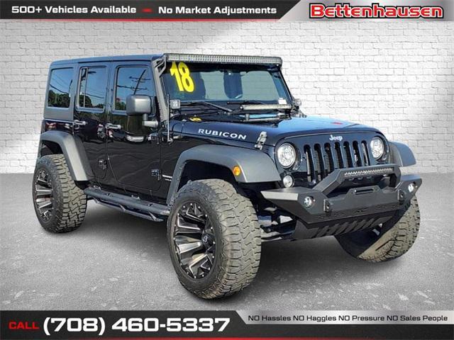 used 2018 Jeep Wrangler JK Unlimited car, priced at $35,747
