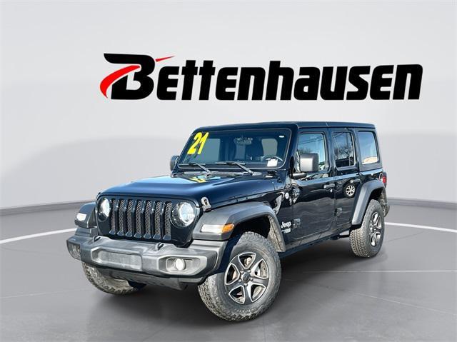 used 2021 Jeep Wrangler Unlimited car, priced at $32,877