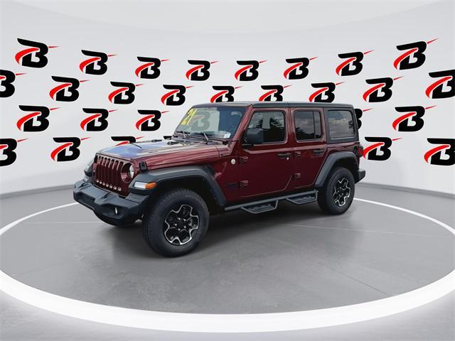 used 2021 Jeep Wrangler Unlimited car, priced at $28,665